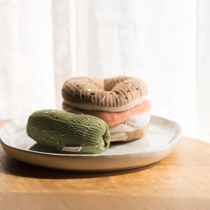 Bagel & Pickle Dog Toy