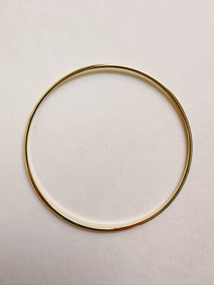Classic Gold Bangle Bracelet