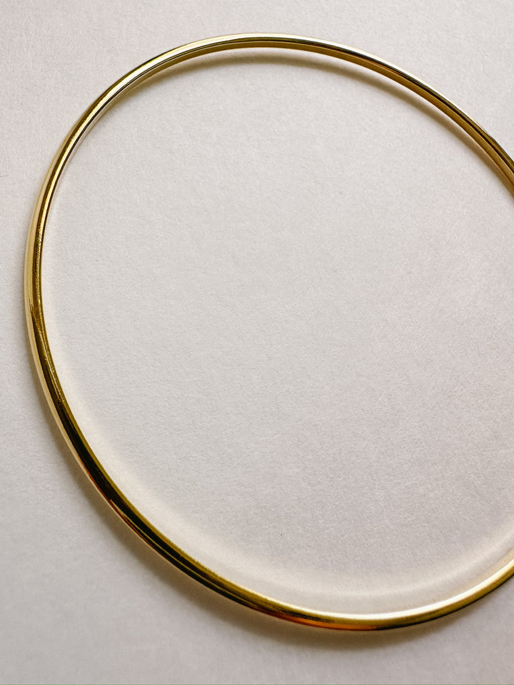 Classic Gold Bangle Bracelet