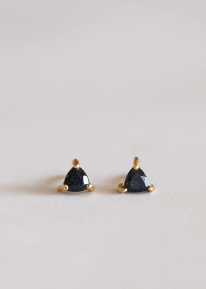 Mini Energy Stud - Black Tourmaline