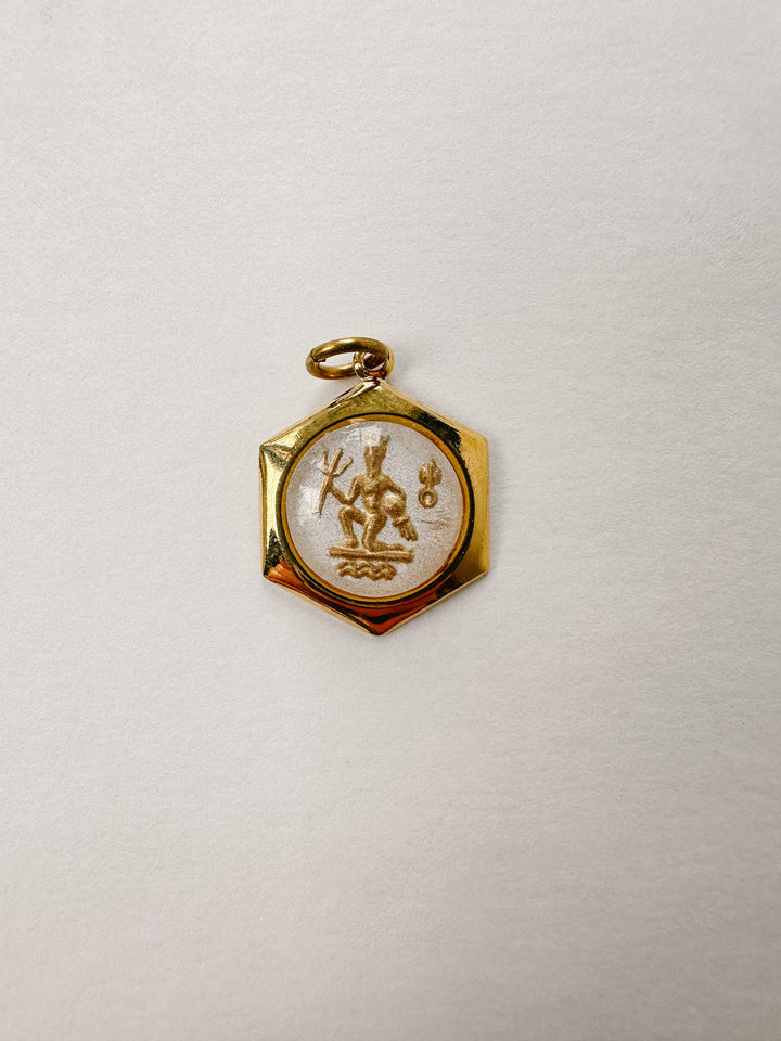 Vintage Glass Zodiac Charms - Small