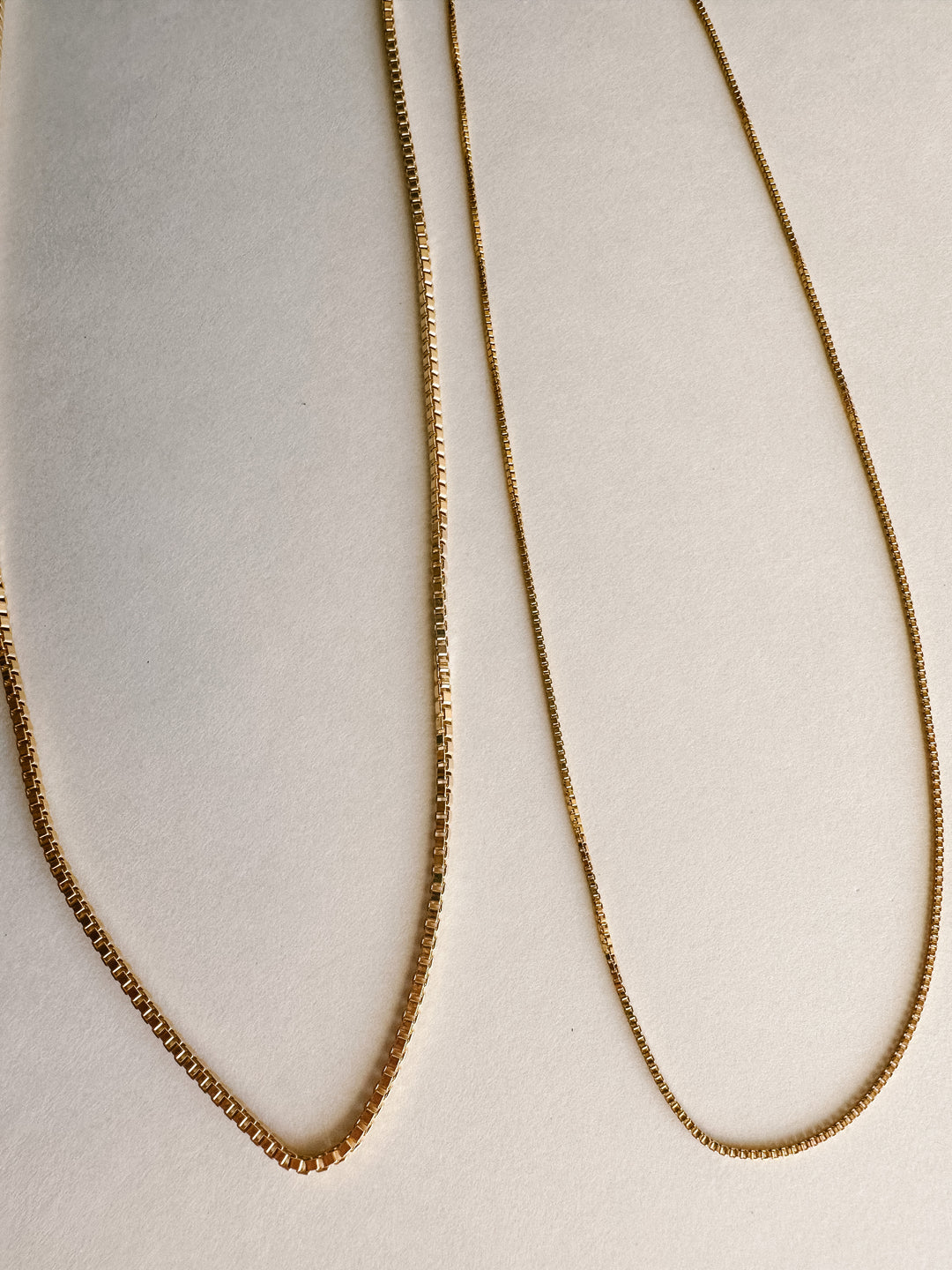 14K Gold Filled Box Chain - Thick