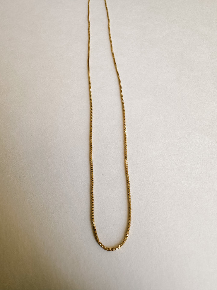 14K Gold Filled Box Chain - Thick