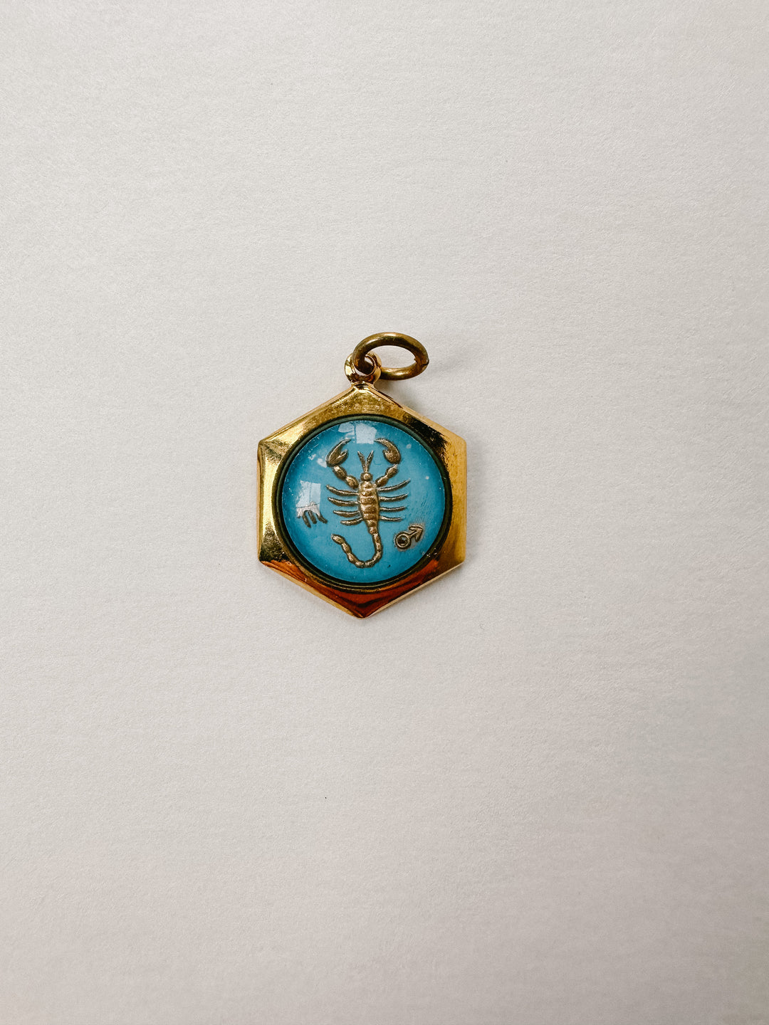 Vintage Glass Zodiac Charms - Small