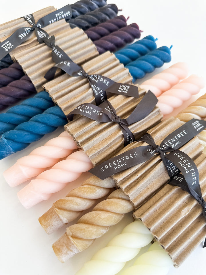10" Rope Taper Candles