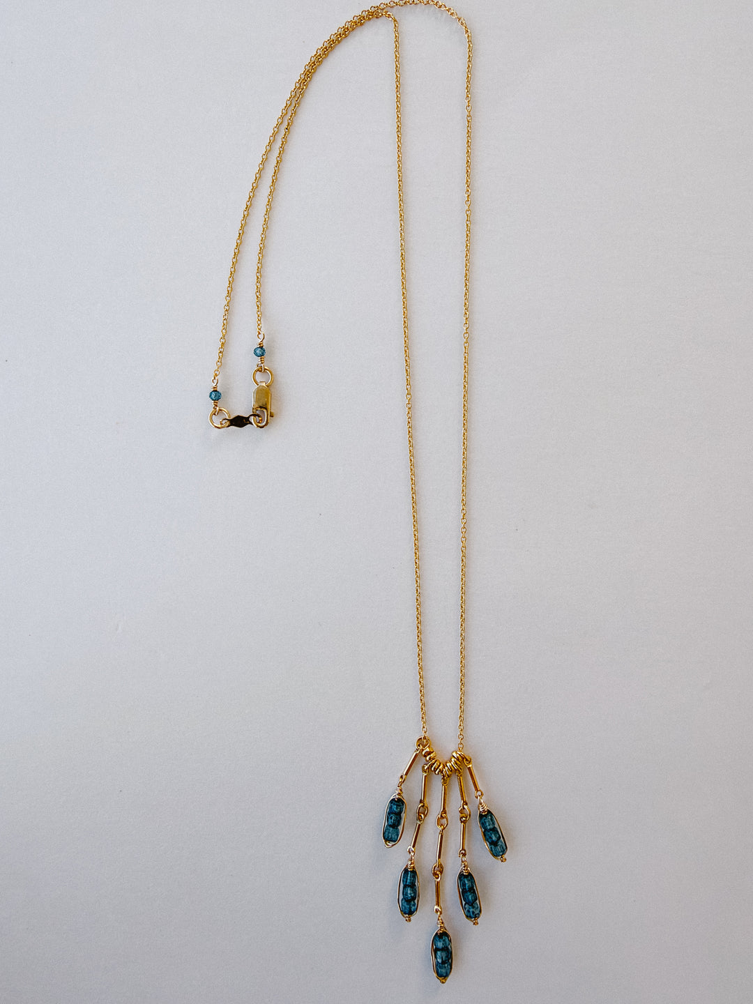 London Blue Quartz Gold Filled Necklace