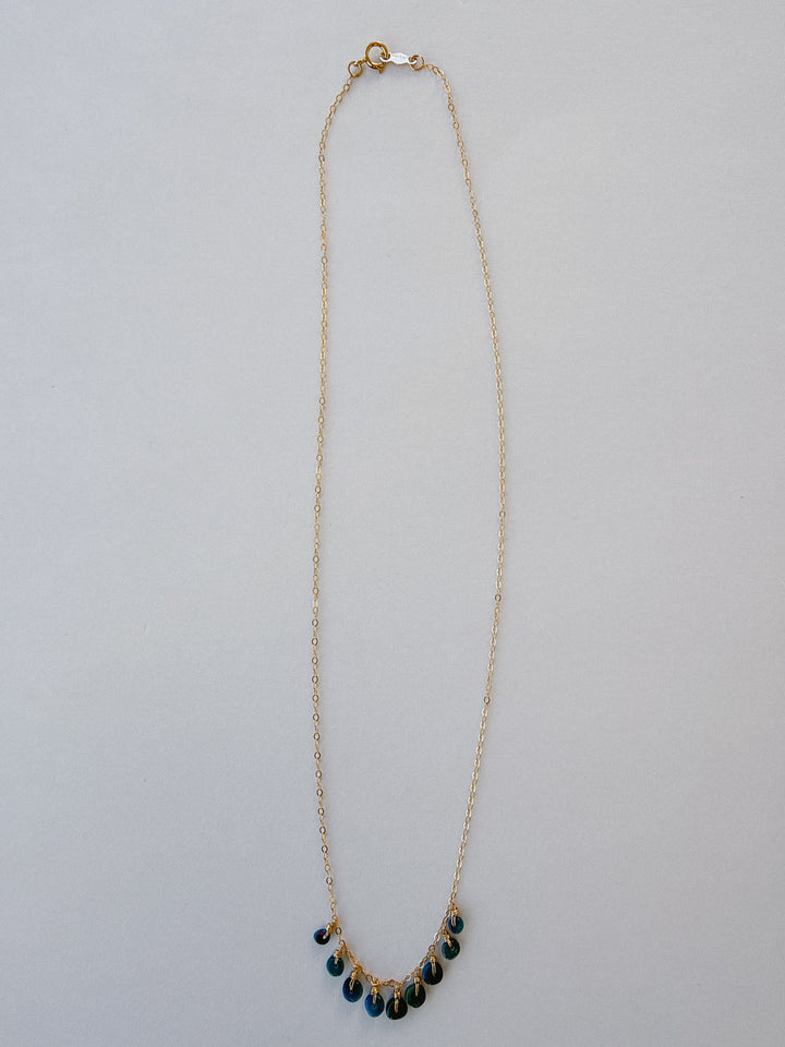 London Blue Quartz Gold Filled Necklace