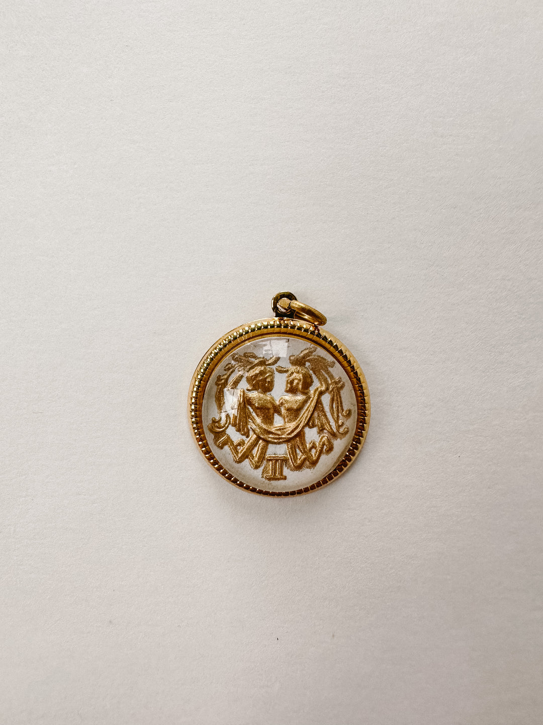 Vintage Glass Zodiac Charms - Medium