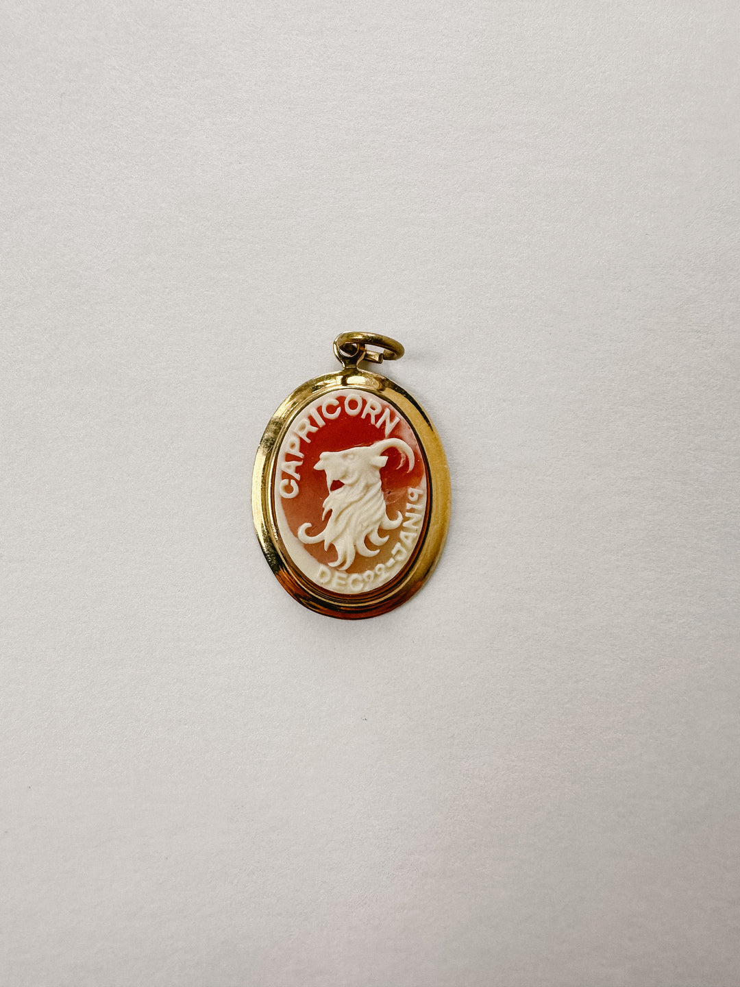 Vintage Cameo Zodiac Charms
