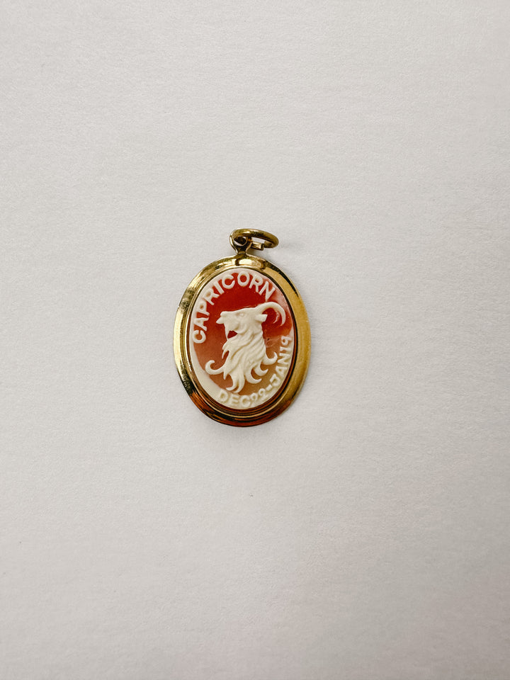 Vintage Cameo Zodiac Charms