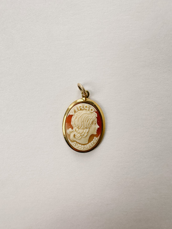 Vintage Cameo Zodiac Charms