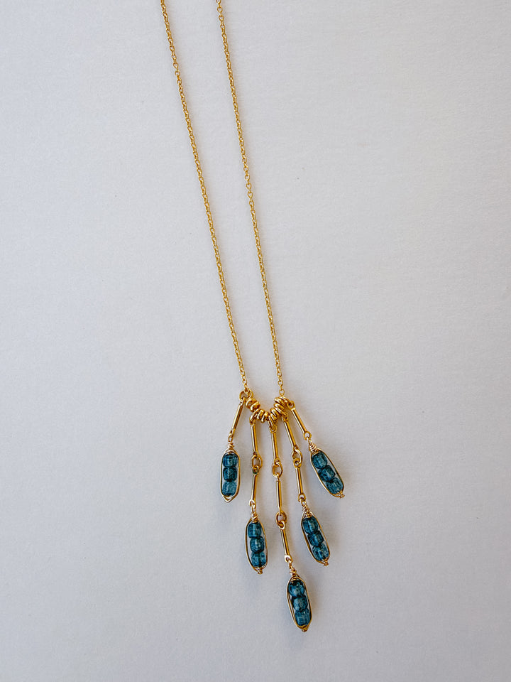 London Blue Quartz Gold Filled Necklace
