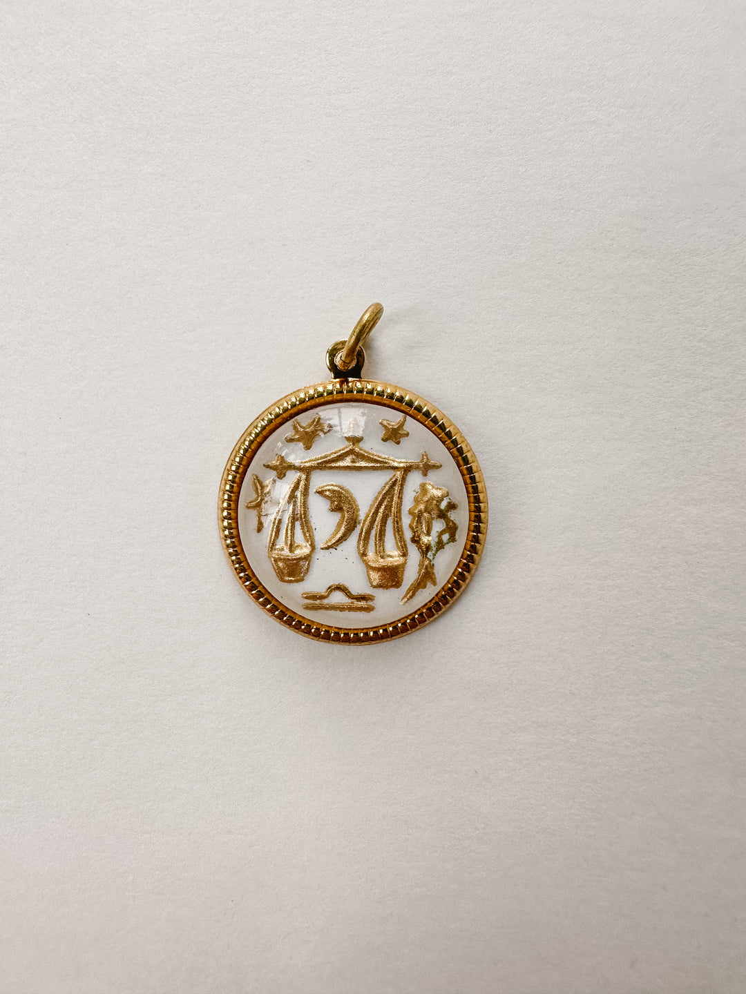 Vintage Glass Zodiac Charms - Medium