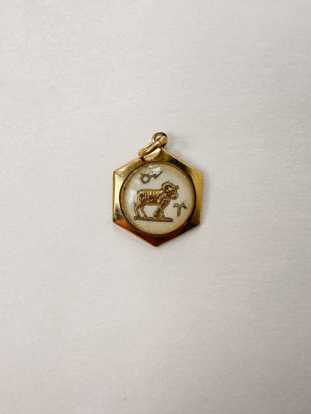 Vintage Glass Zodiac Charms - Small