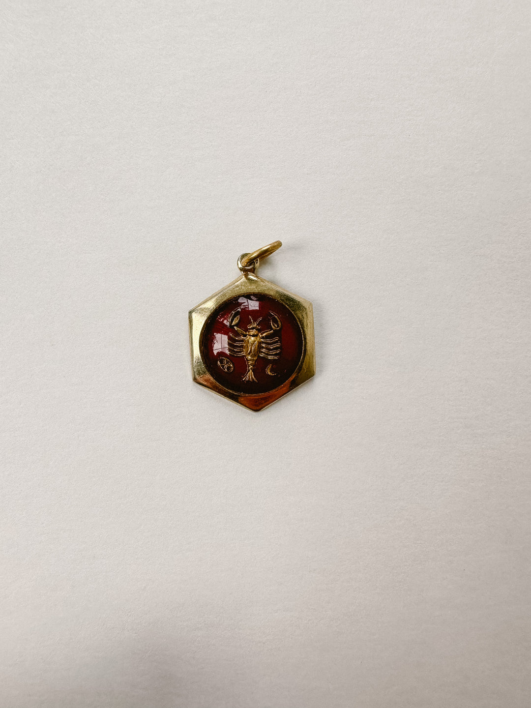 Vintage Glass Zodiac Charms - Small