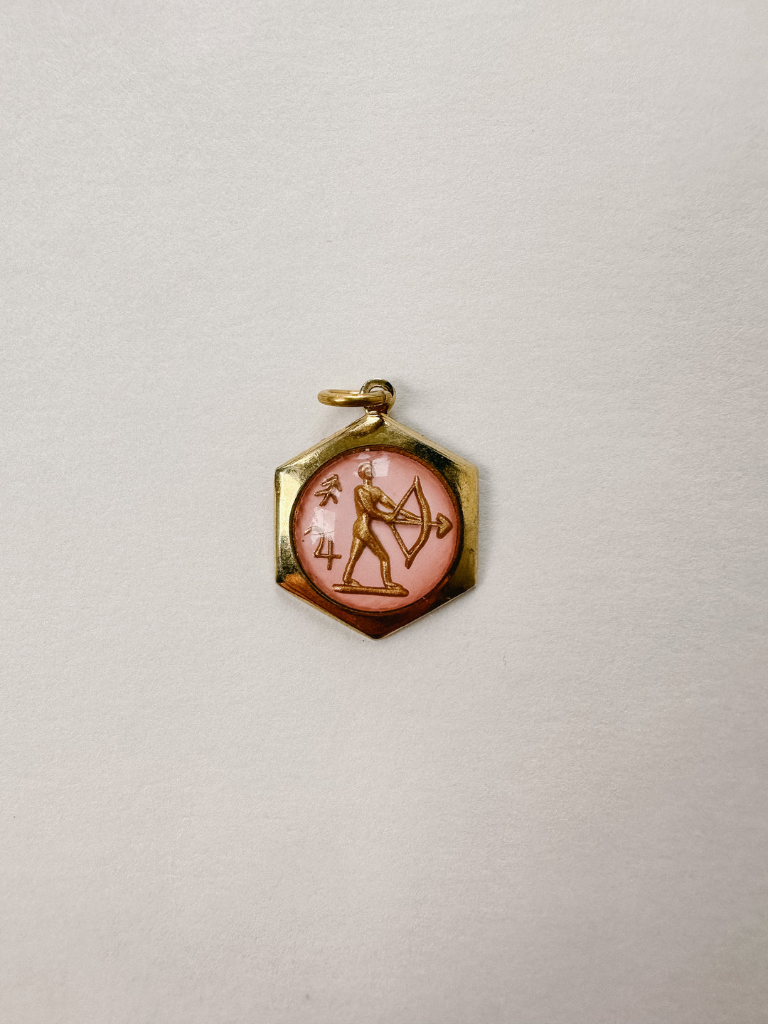 Vintage Glass Zodiac Charms - Small