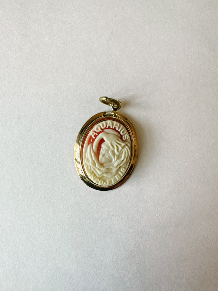 Vintage Cameo Zodiac Charms