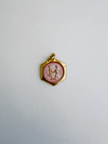 Vintage Glass Zodiac Charms - Small