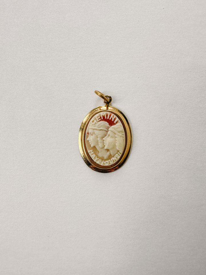 Vintage Cameo Zodiac Charms