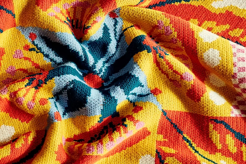 100% Soft Italian Merino Wool Blanket - Poppy