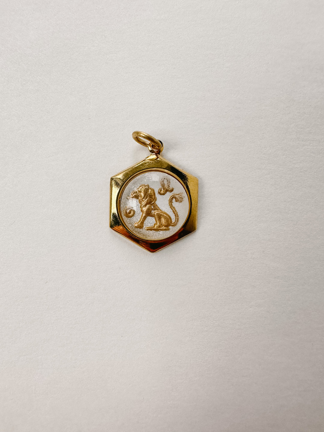 Vintage Glass Zodiac Charms - Small