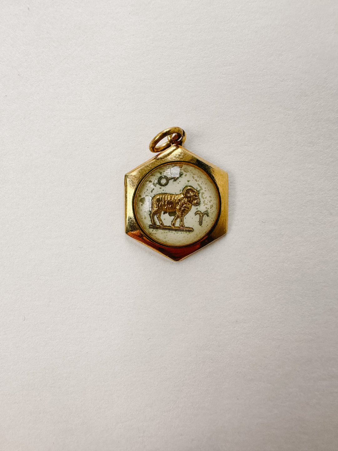 Vintage Glass Zodiac Charms - Small