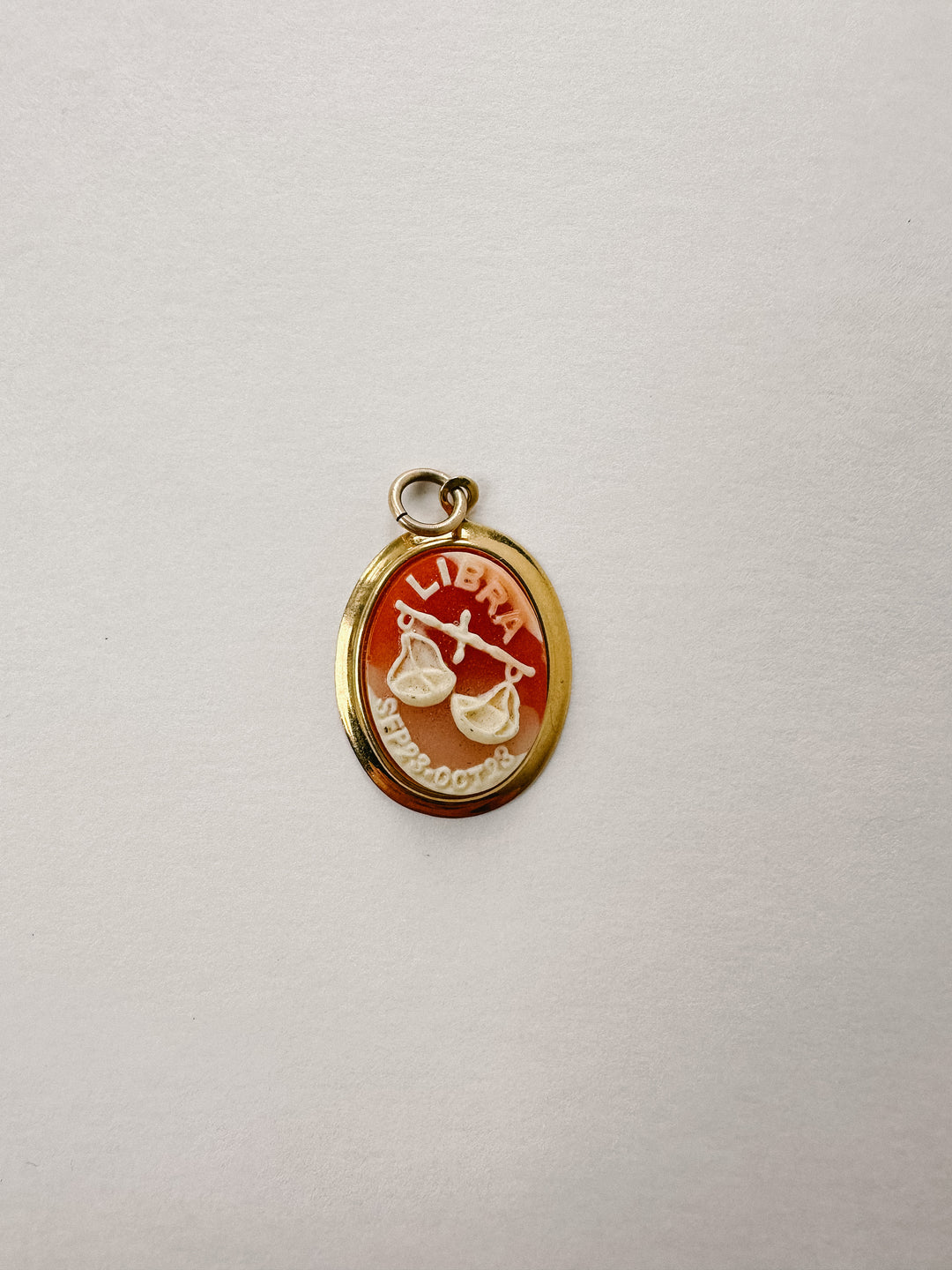 Vintage Cameo Zodiac Charms