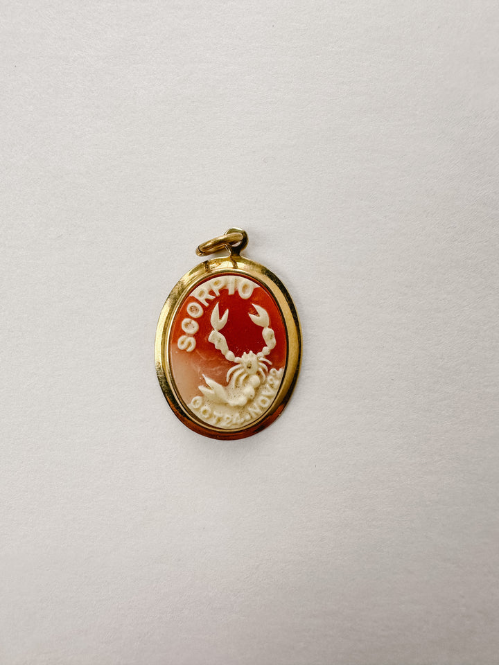 Vintage Cameo Zodiac Charms