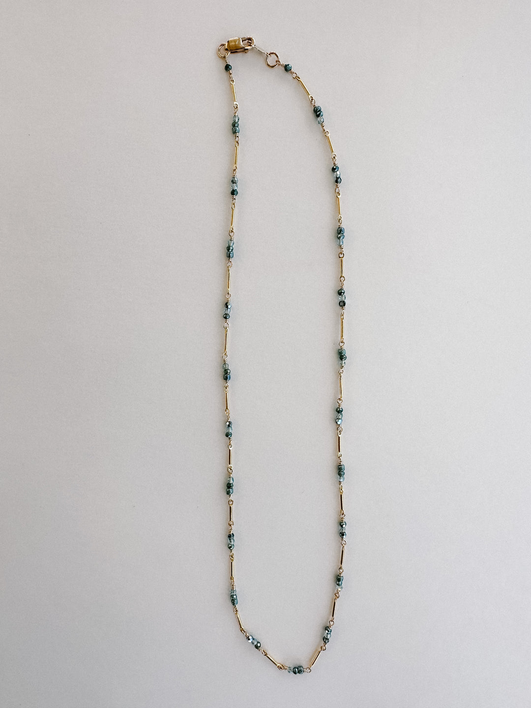 Indigo Mix Crystal Necklace