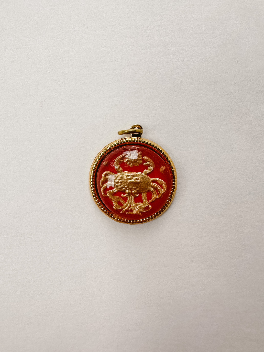 Vintage Glass Zodiac Charms - Medium