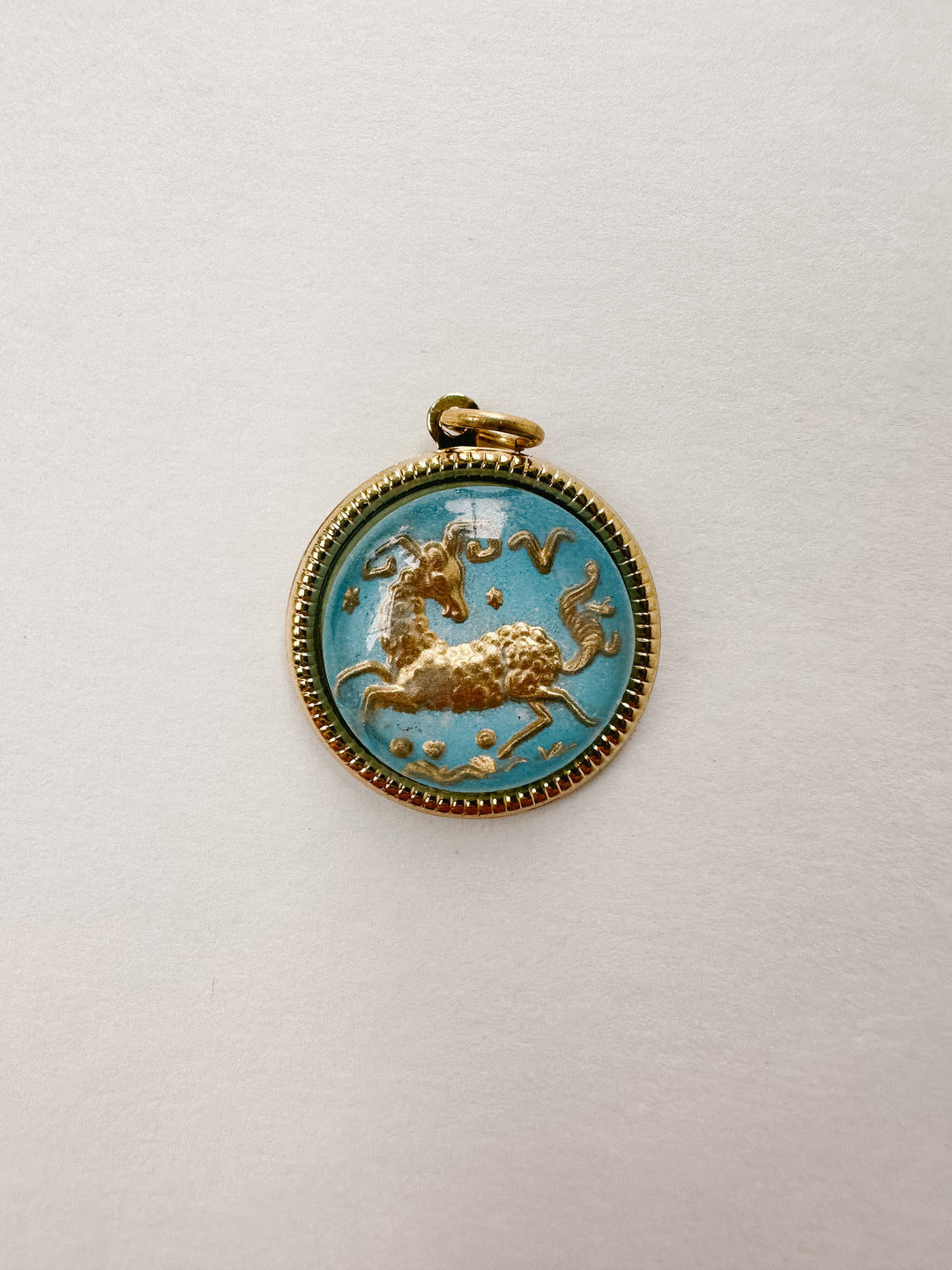 Vintage Glass Zodiac Charms - Medium