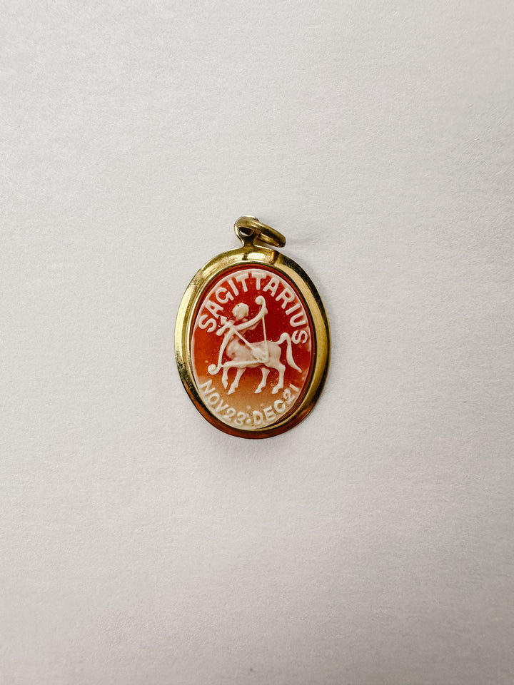 Vintage Cameo Zodiac Charms