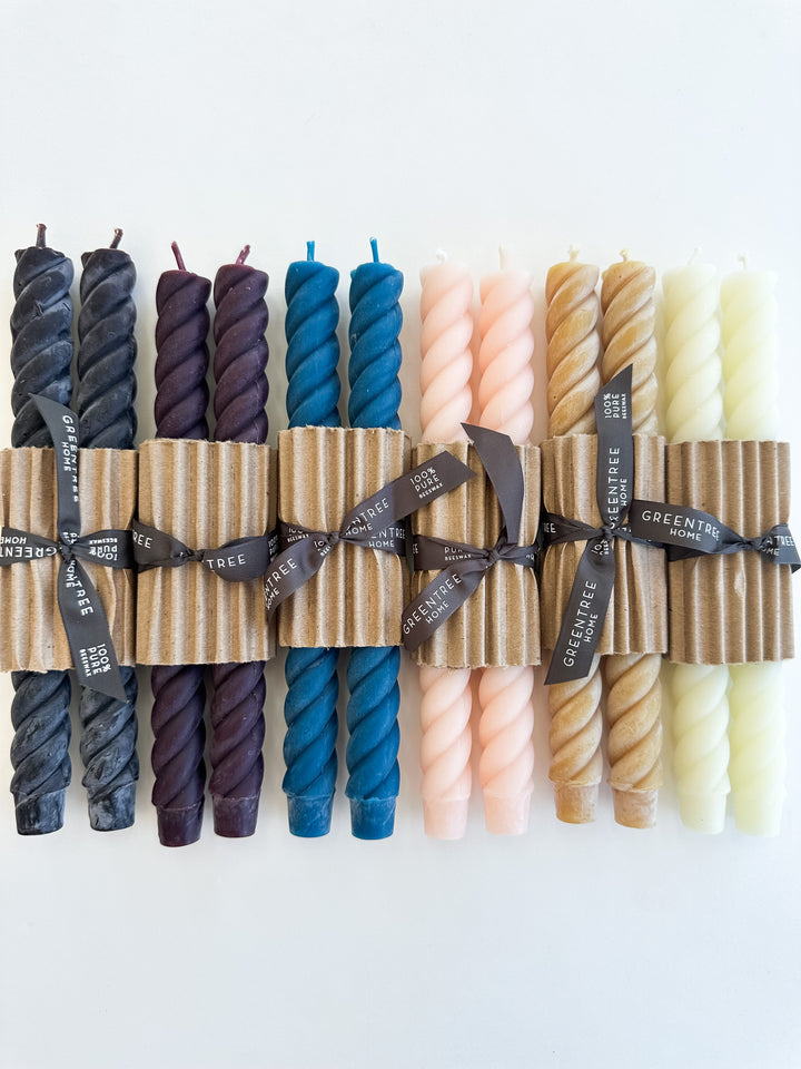 10" Rope Taper Candles