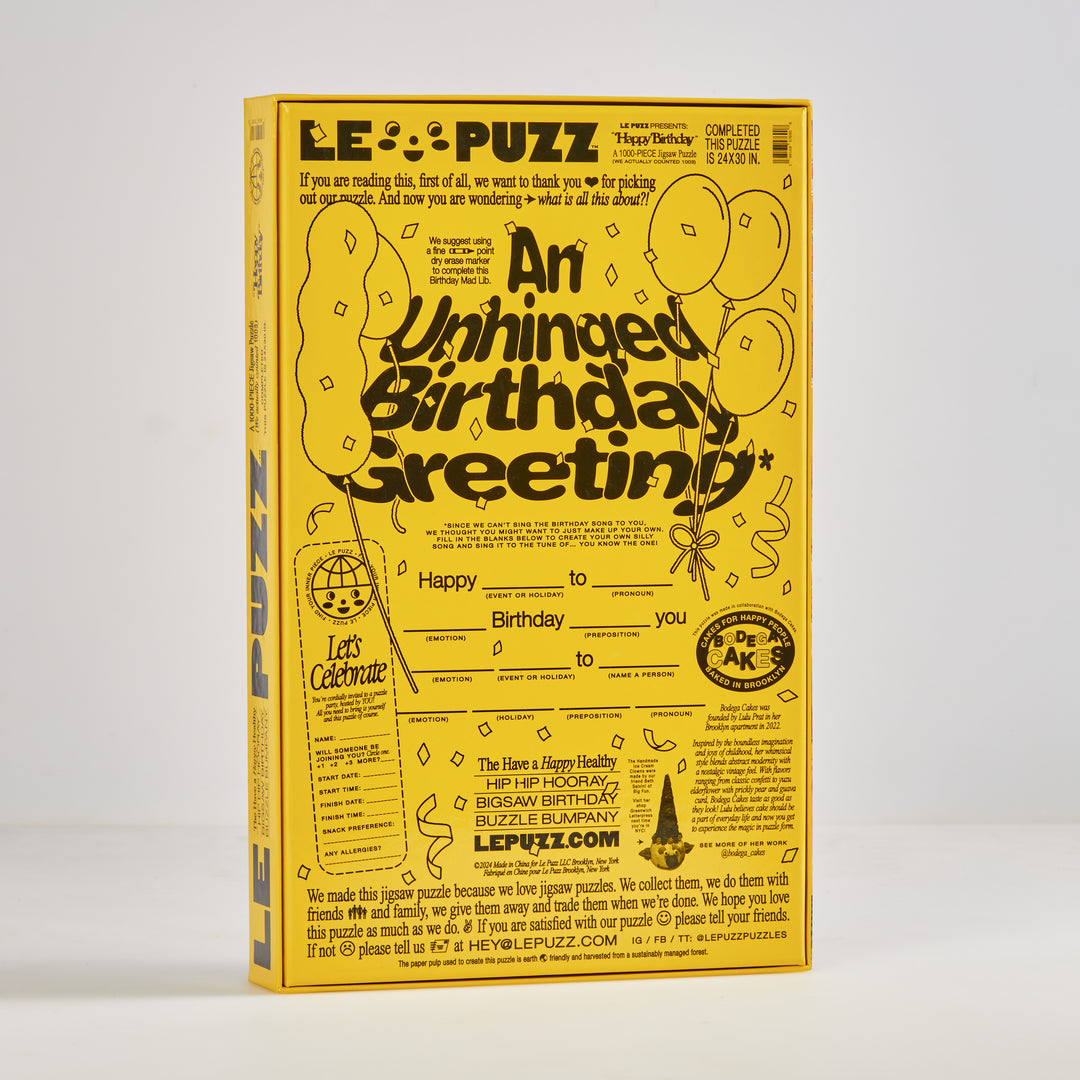 Le Puzz Happy Birthday - All the Birthday Cake