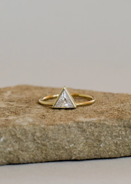 Triangle Gold Ring