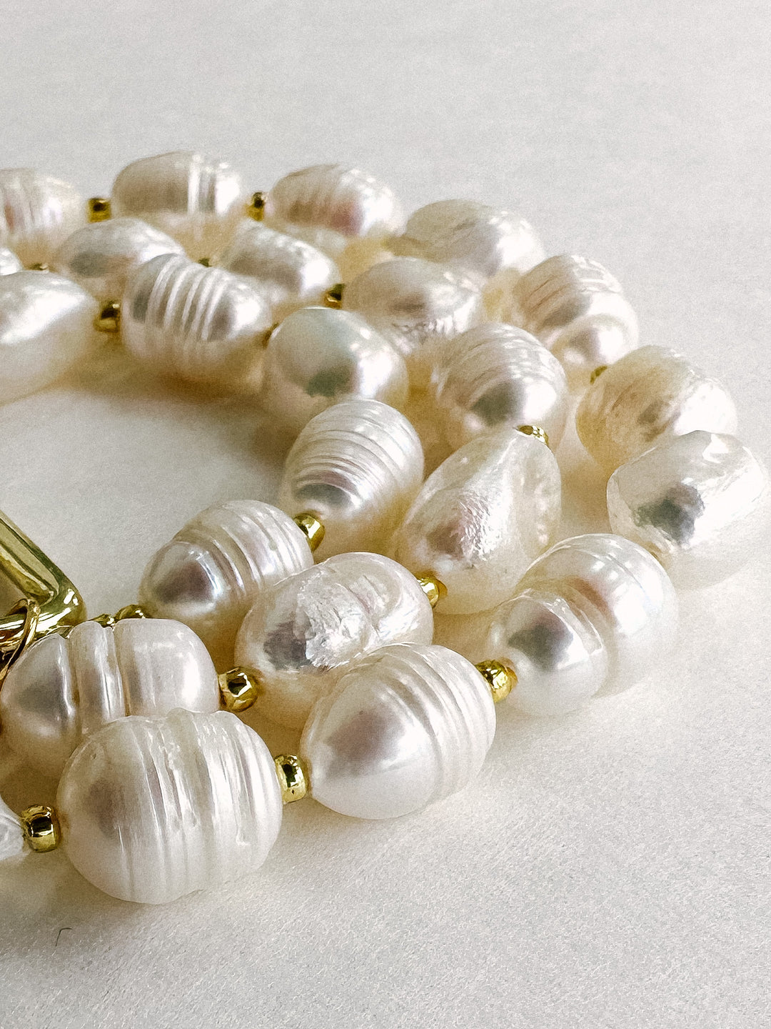 Handmade Beaded Necklace - Freshwater Pearl