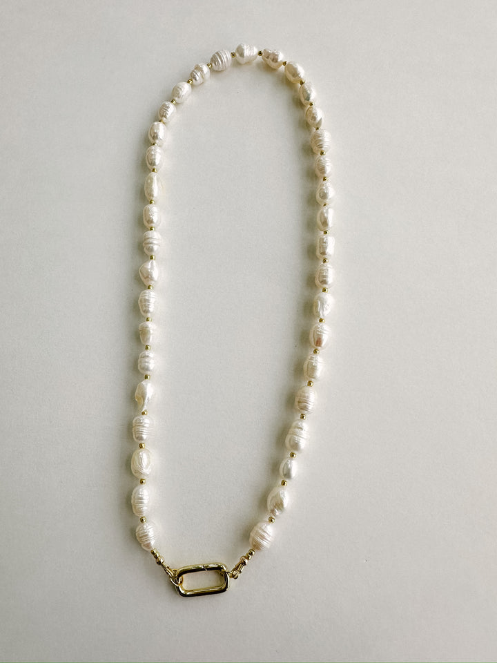 Handmade Beaded Necklace - Freshwater Pearl