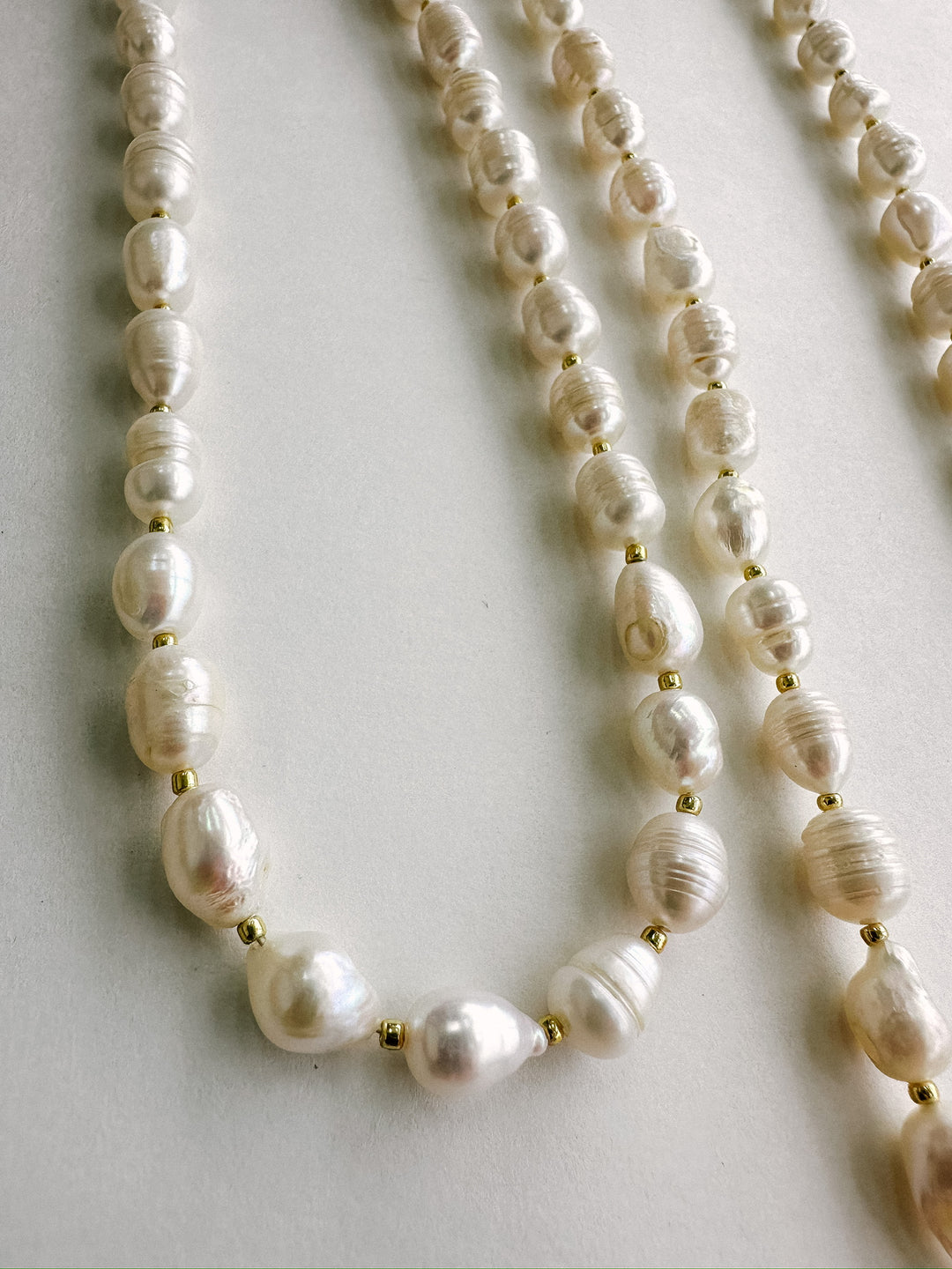Handmade Beaded Necklace - Freshwater Pearl