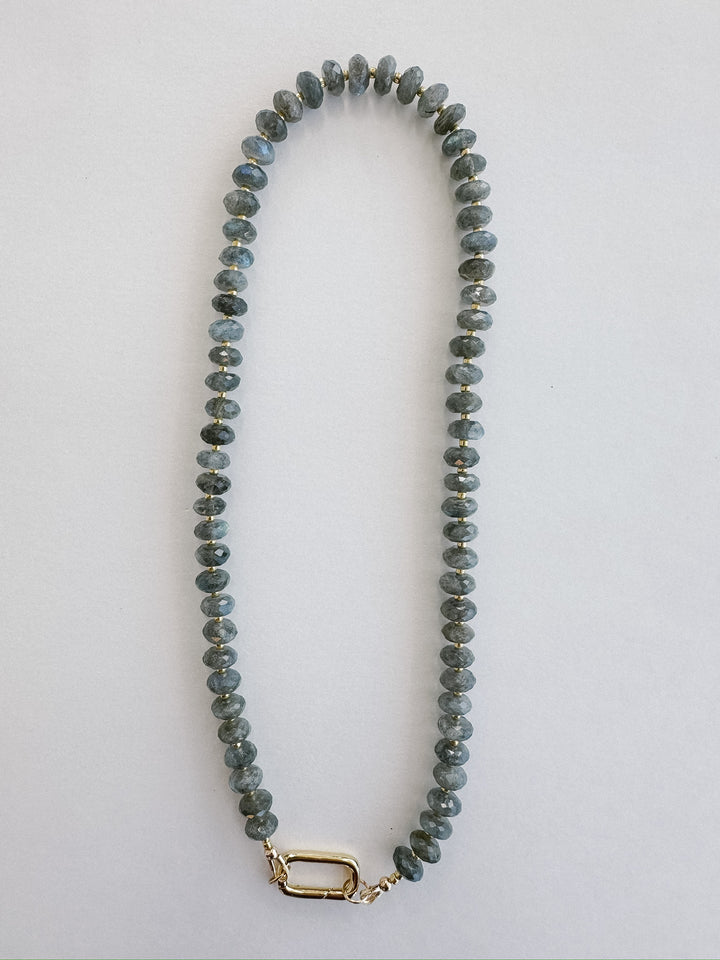 Handmade Beaded Necklace - Labradorite