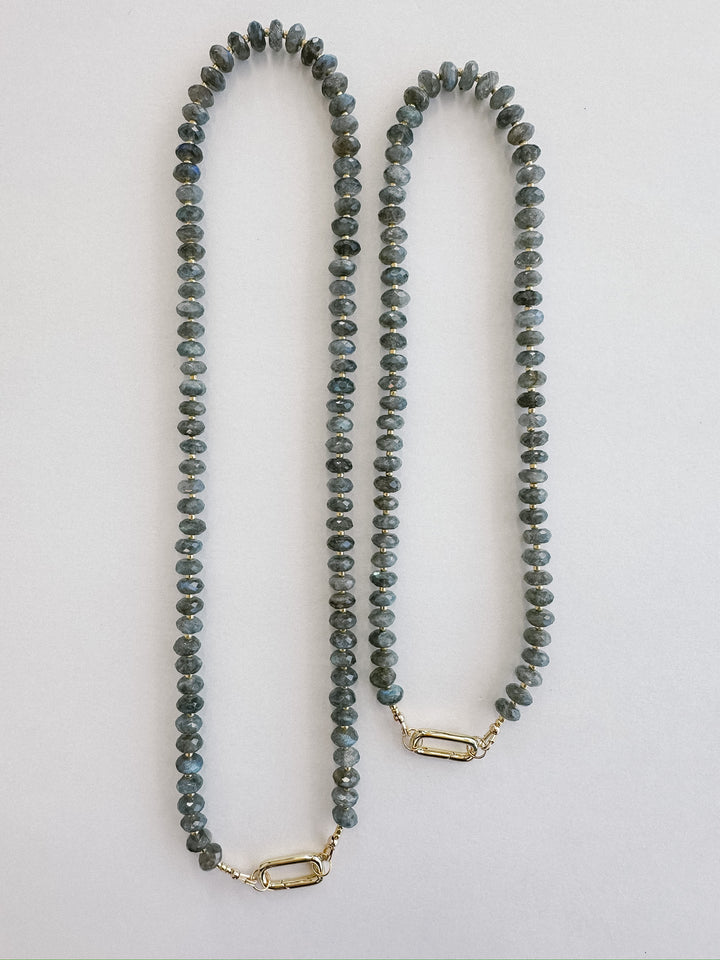 Handmade Beaded Necklace - Labradorite