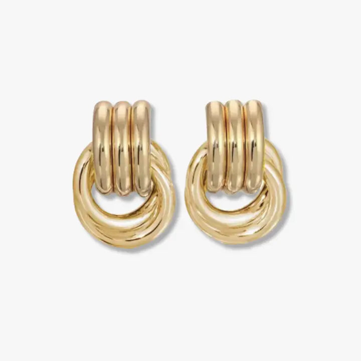 Large Knot Statement Earrings