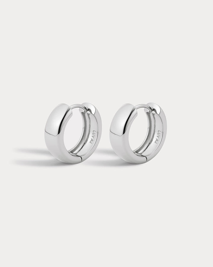 Monaco Silver Huggies