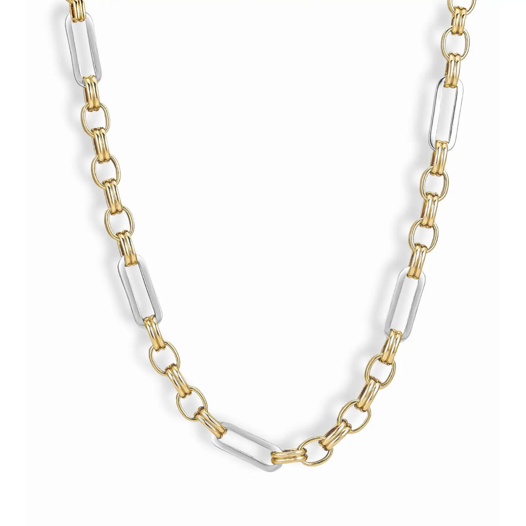 Penelope Mixed Metal Chain Necklace