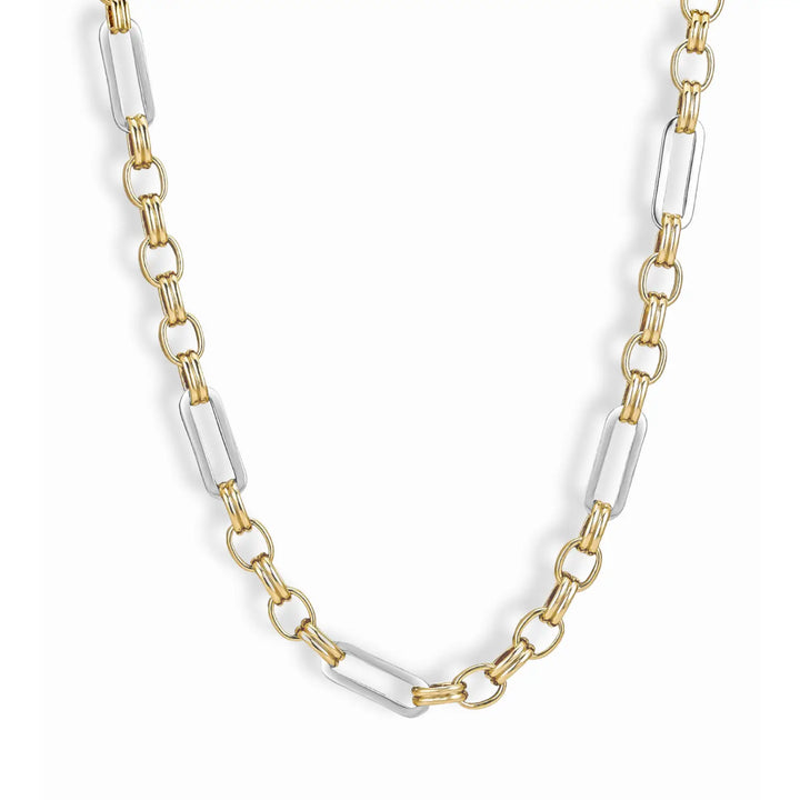 Penelope Mixed Metal Chain Necklace