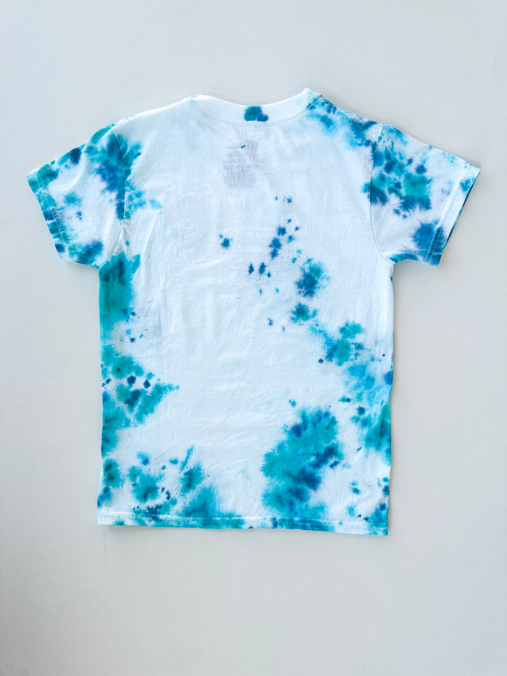 Ocean Waves Blue Tie-dye T-Shirt