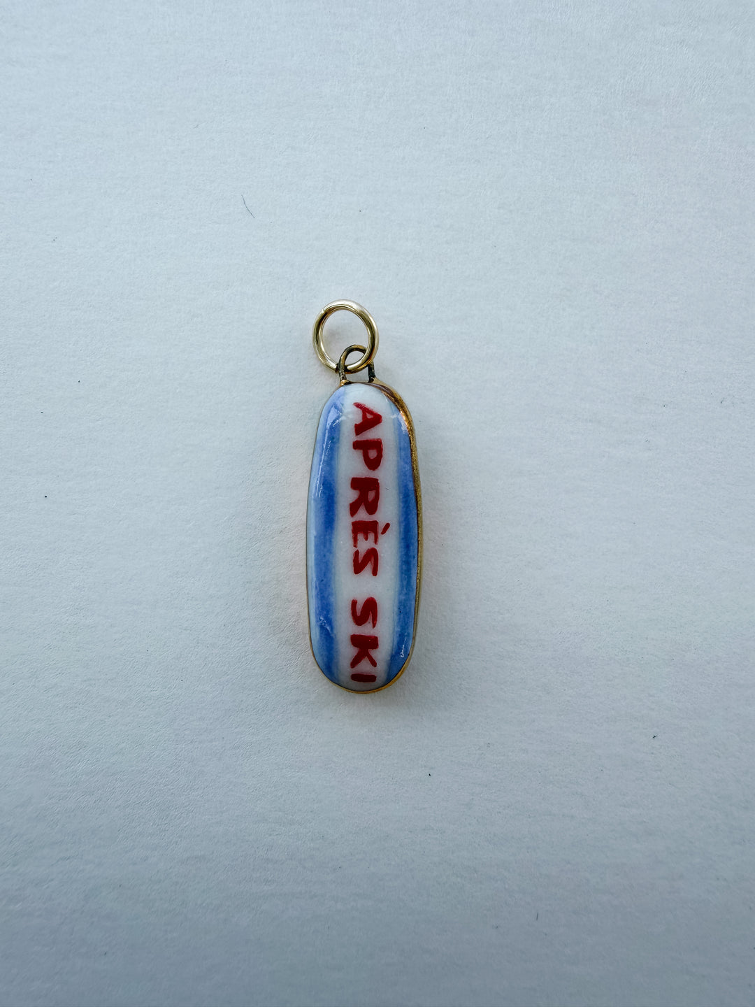 Après Ski — Hand-Painted Porcelain Charm