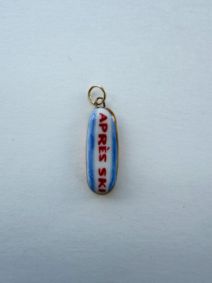 Après Ski — Hand-Painted Porcelain Charm