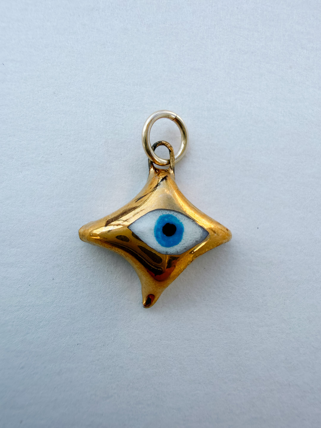 Evil Eye — Hand-Painted Porcelain Charm