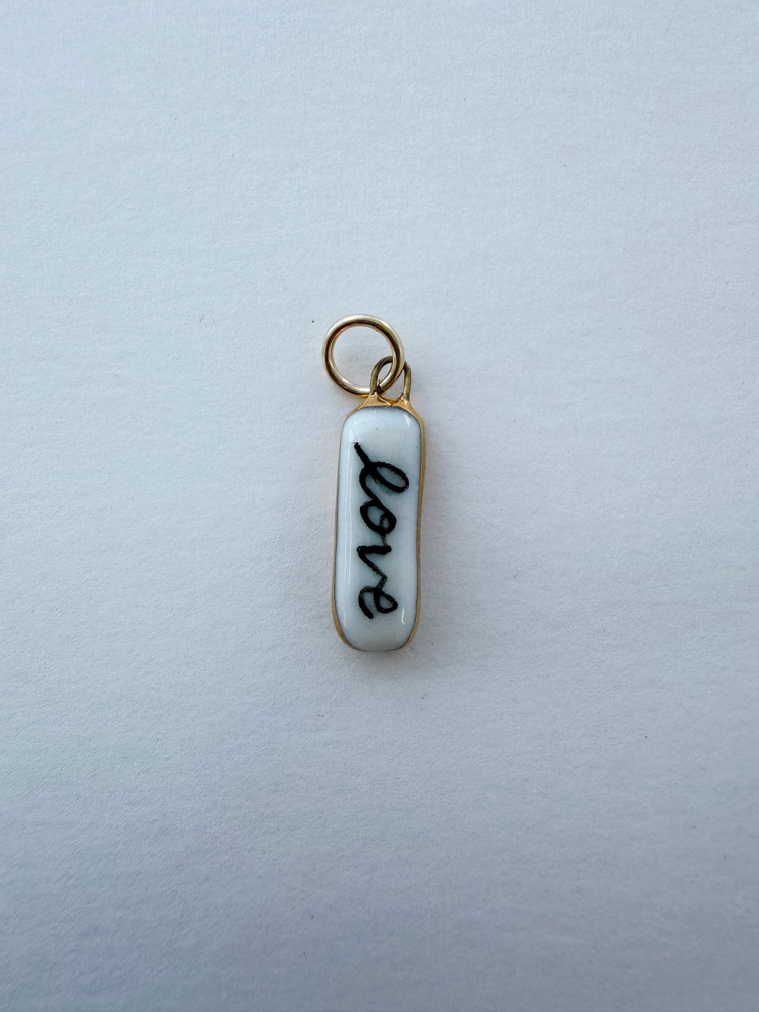 Love  — Hand-Painted Porcelain Charm