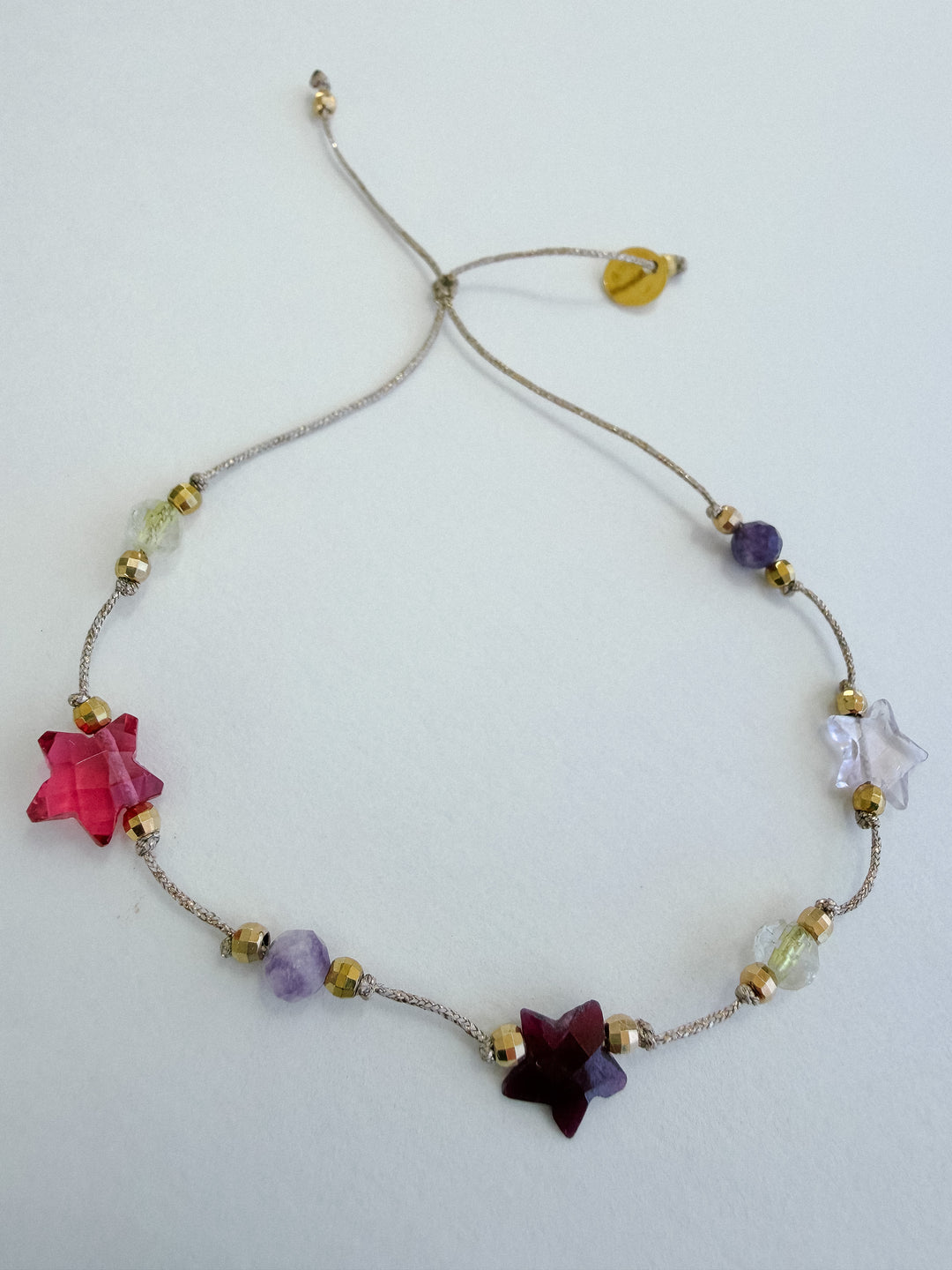 Martha Gemstone Bracelet - Three Stars Ruby